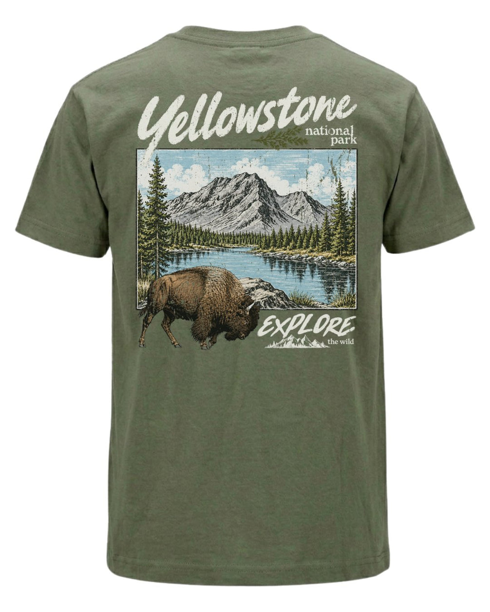Explore The Wild Yellowstone T-shirt