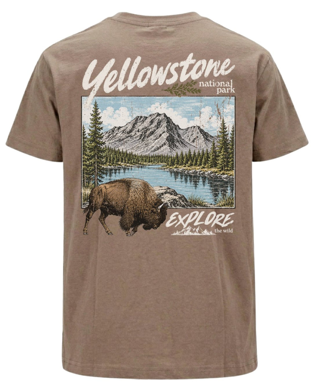Explore The Wild Yellowstone T-shirt