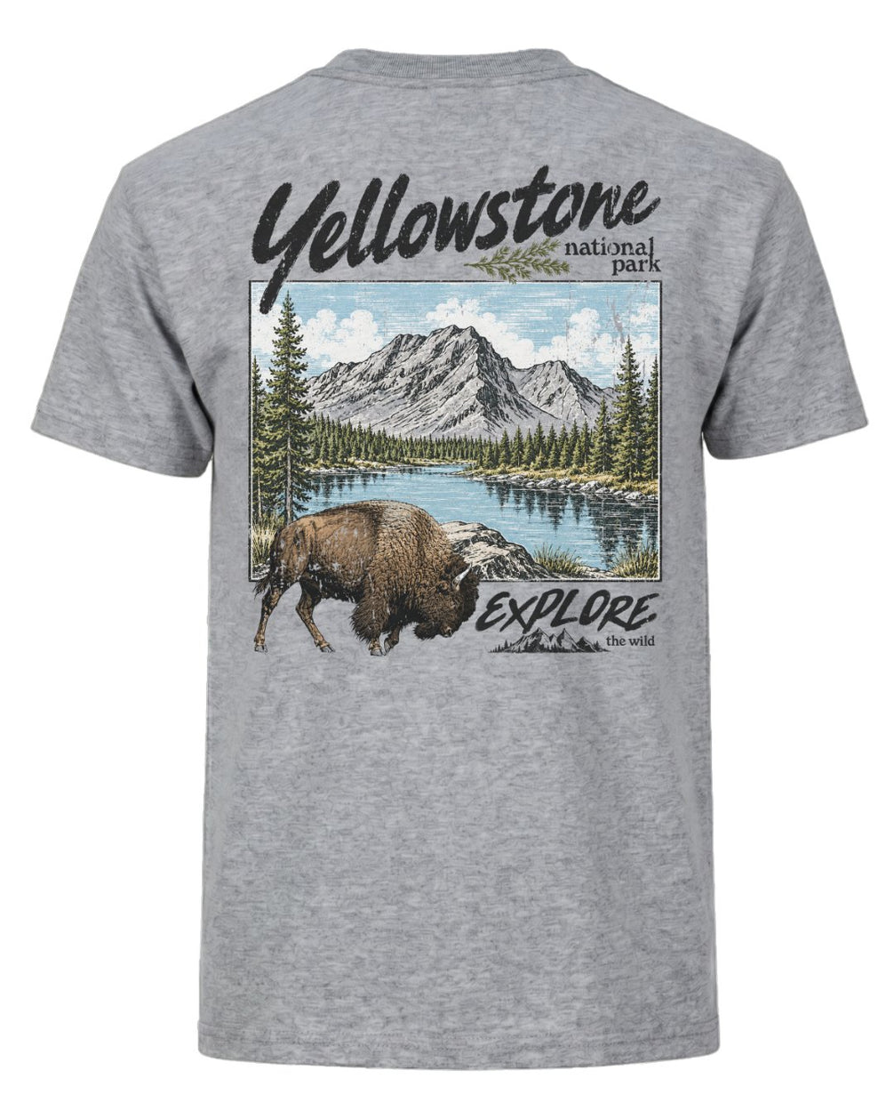 Explore The Wild Yellowstone T-shirt