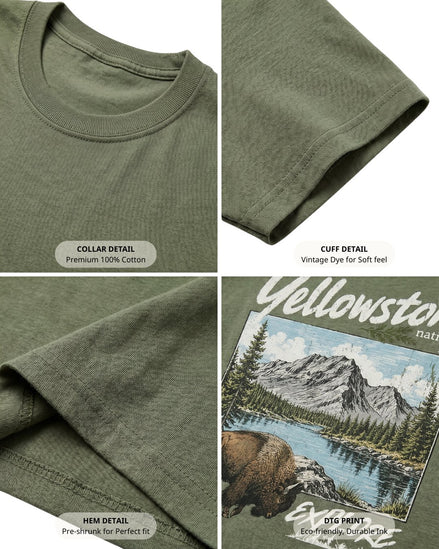Explore The Wild Yellowstone T-shirt