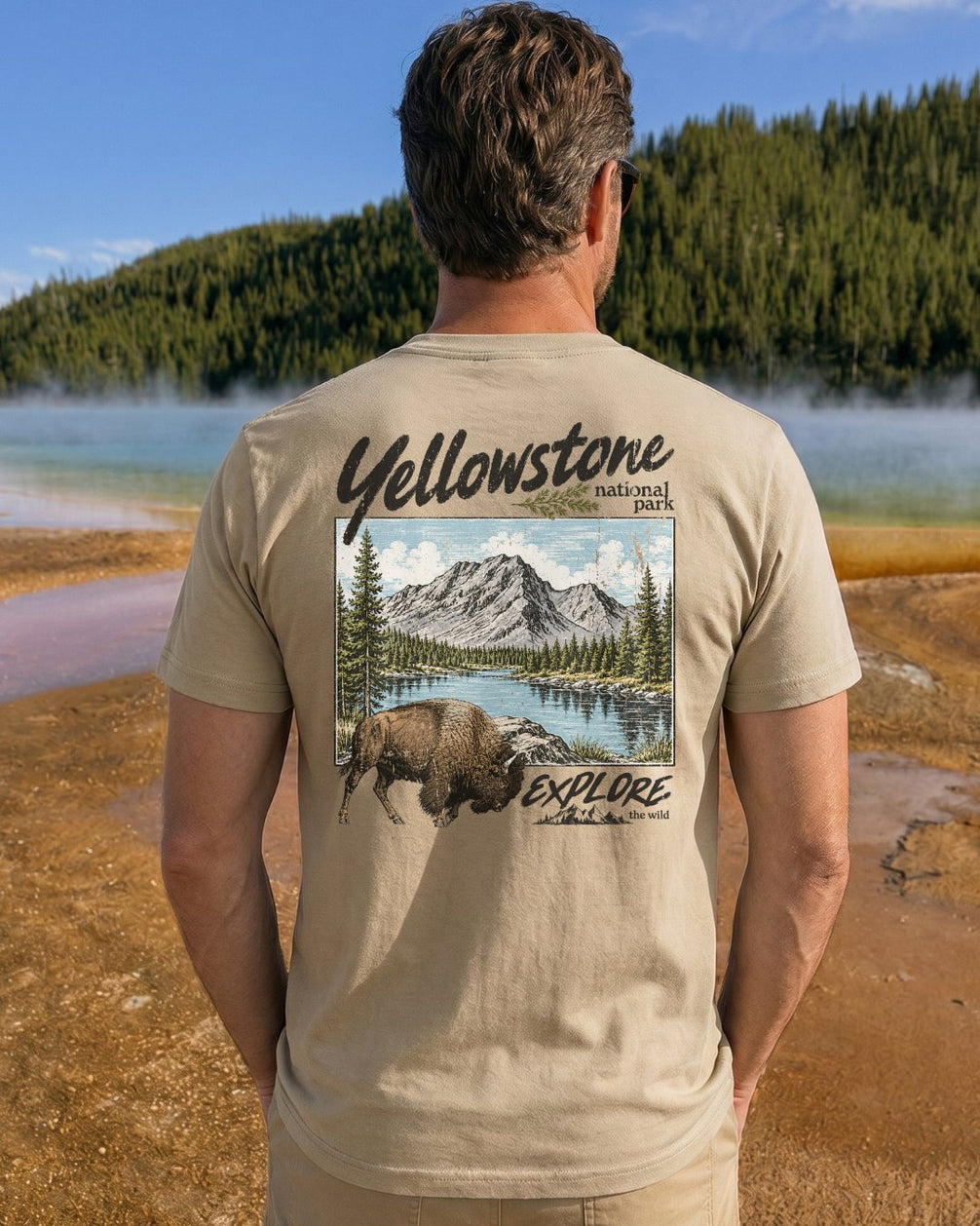 Explore The Wild Yellowstone T-shirt