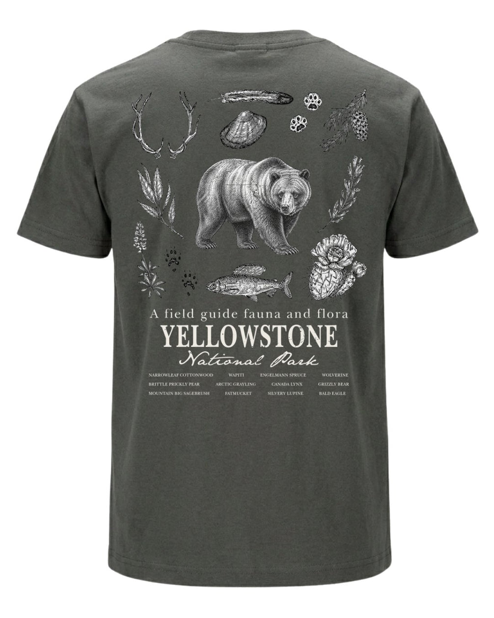 Fauna & Flora Of Yellowstone T-shirt