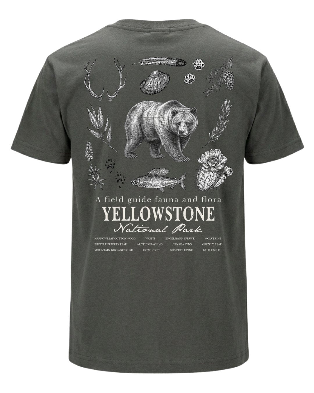 Fauna & Flora Of Yellowstone T-shirt
