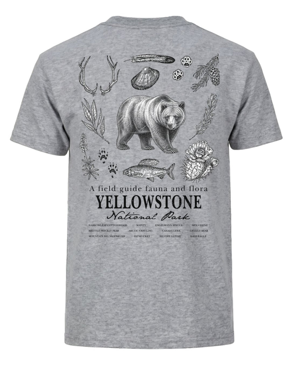 Fauna & Flora Of Yellowstone T-shirt