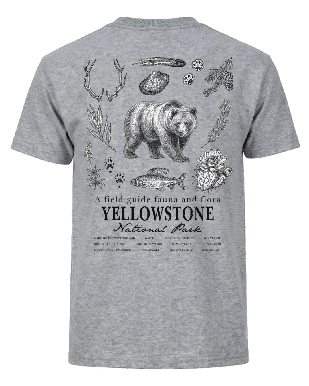 Fauna & Flora Of Yellowstone T-shirt