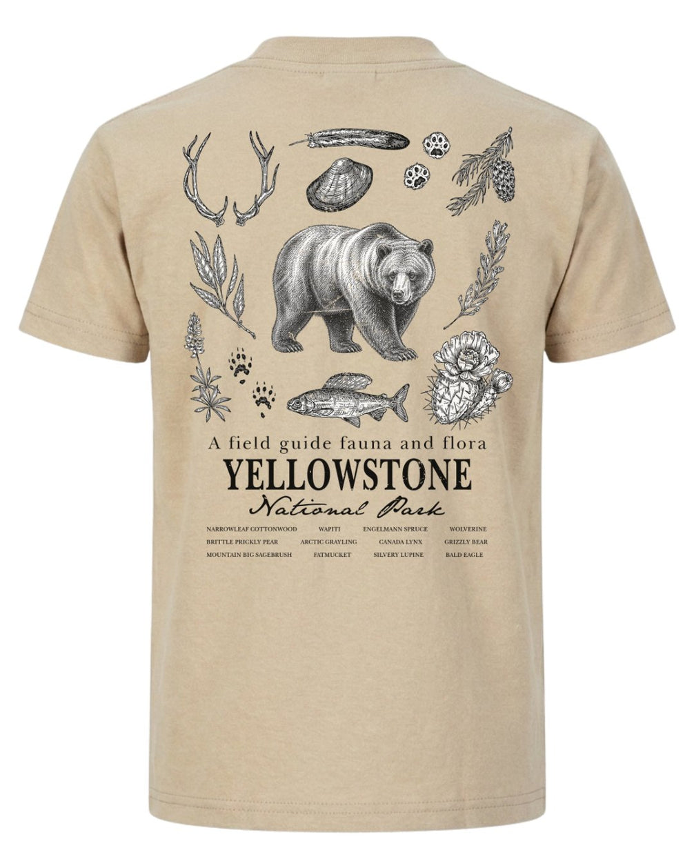 Fauna & Flora Of Yellowstone T-shirt