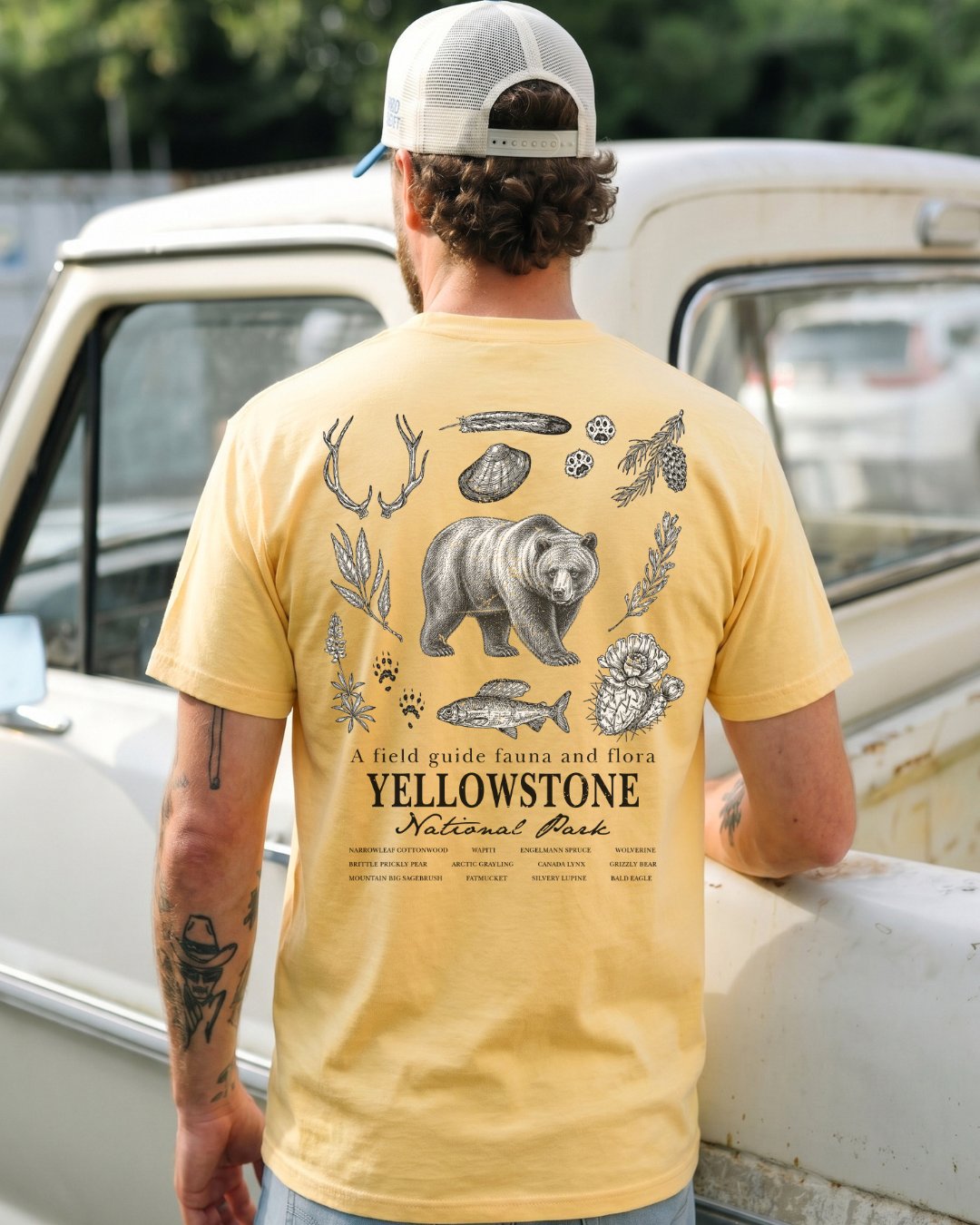 Fauna & Flora Of Yellowstone T-shirt