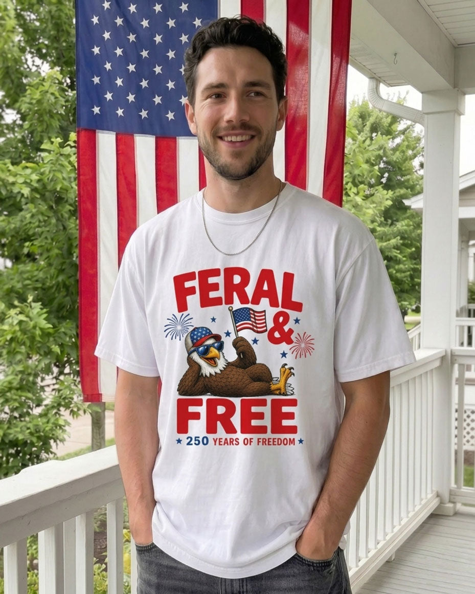 Feral & Free Hunting Animal T-shirt