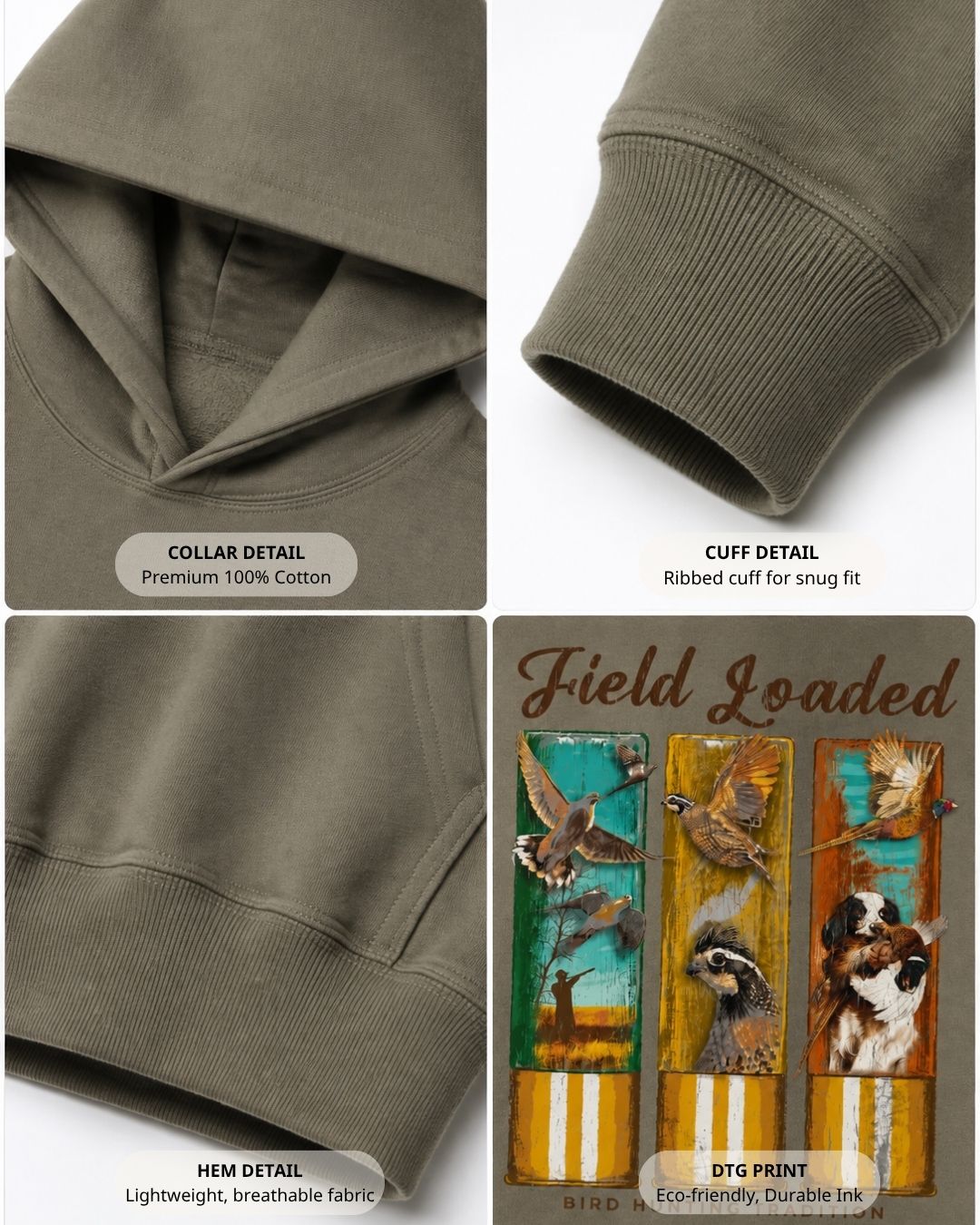 Field Loaded Bird Hunting Tradition Hoodie
