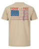 Fishin' And Free USA Flag T-shirt