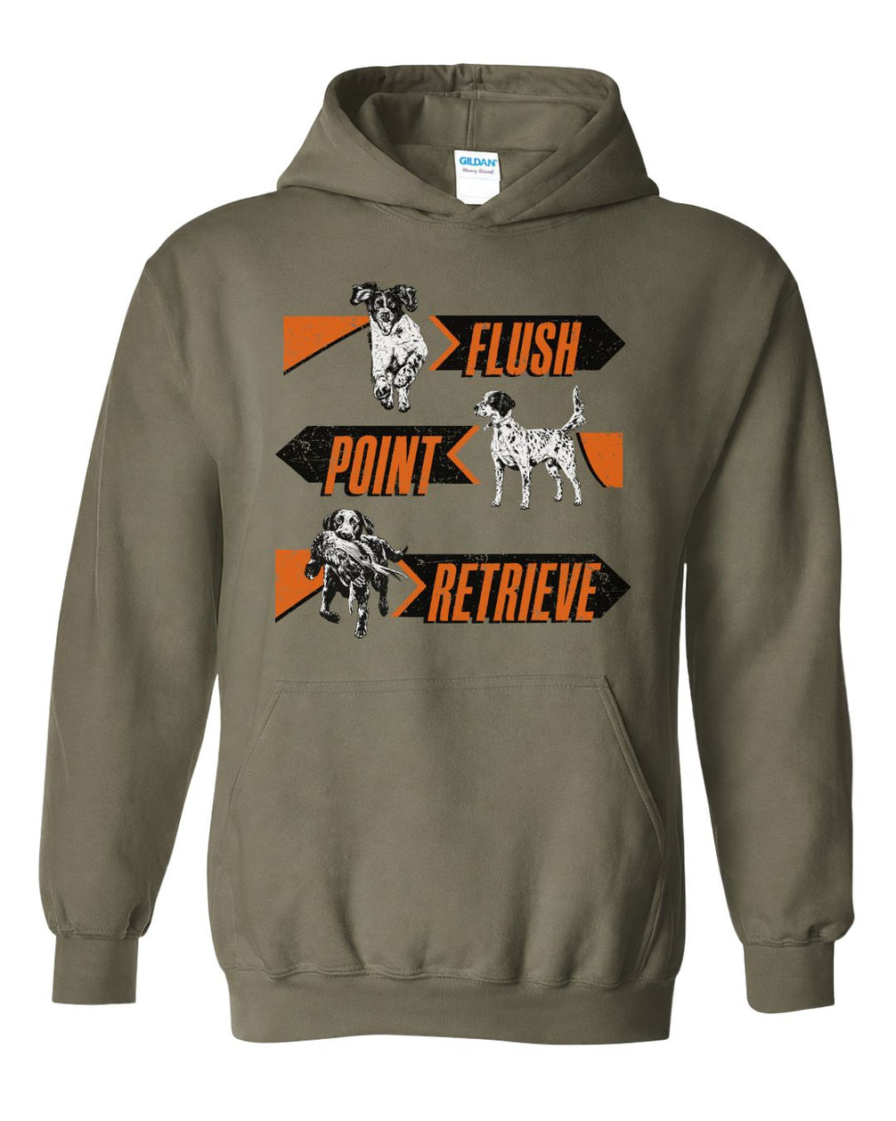 Flush. Point. Retrieve Hoodie