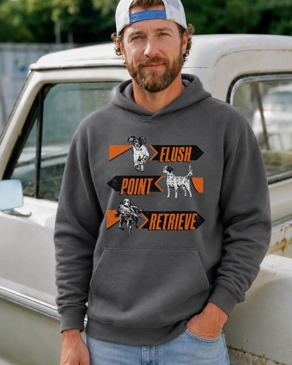 Flush. Point. Retrieve Hoodie