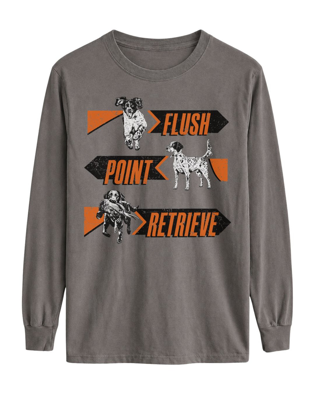 Flush. Point. Retrieve Long-sleeve