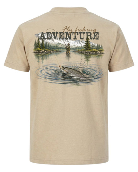 Fly Fishing Adventure Mountain T-shirt