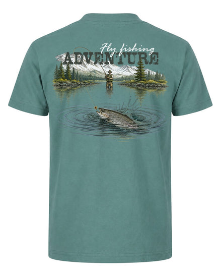 Fly Fishing Adventure Mountain T-shirt