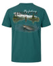 Fly Fishing Adventure Mountain T-shirt