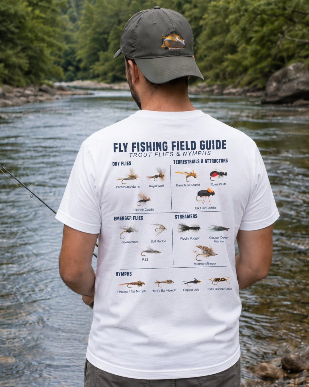 Fly Fishing Field Guide T-shirt