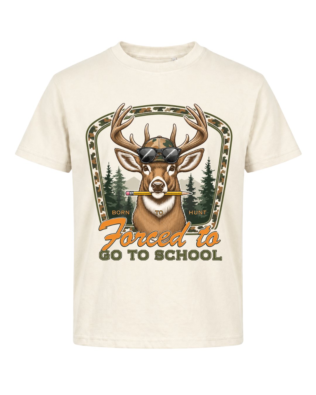 Funny Deer Back To School Youth Tee