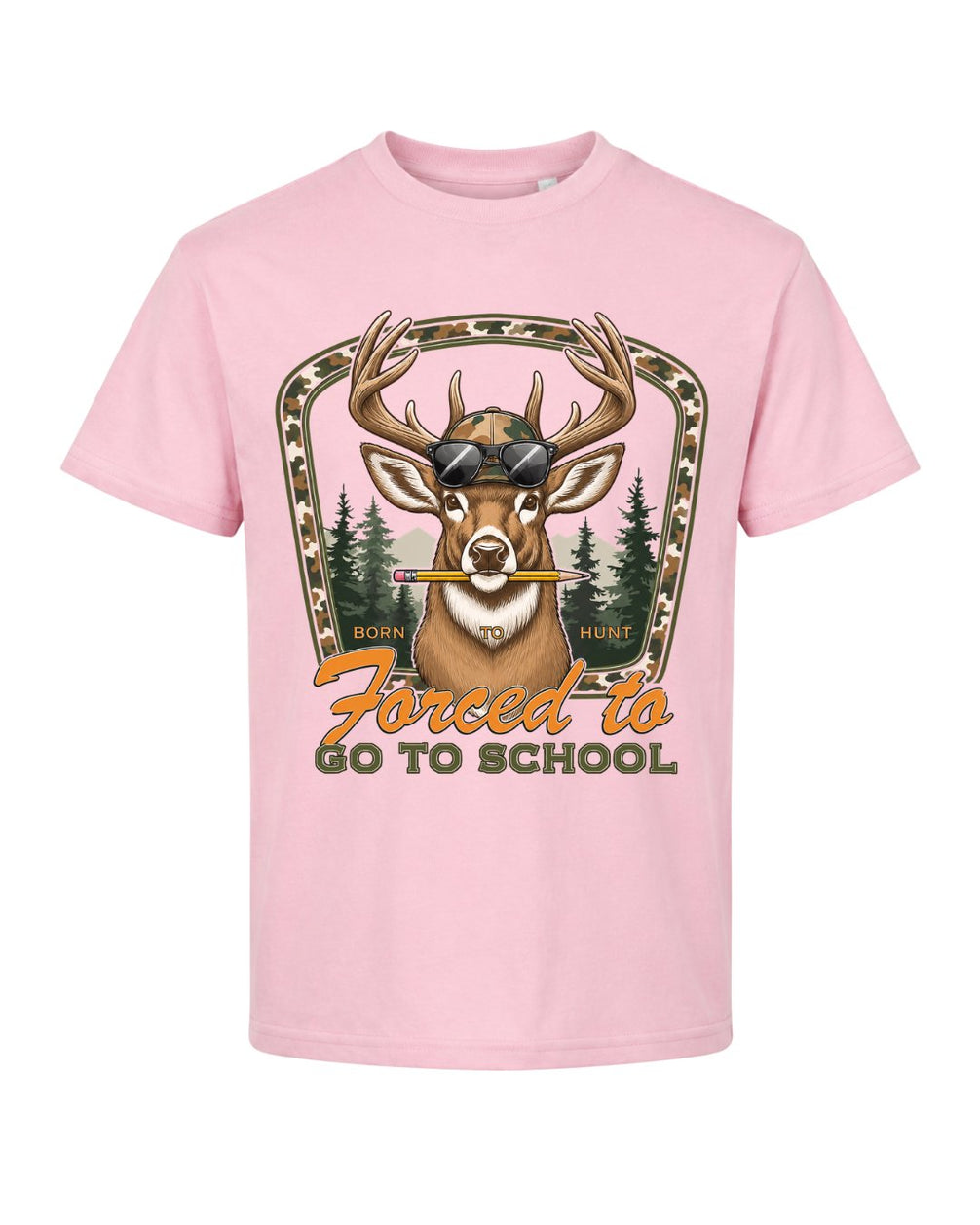 Funny Deer Back To School Youth Tee