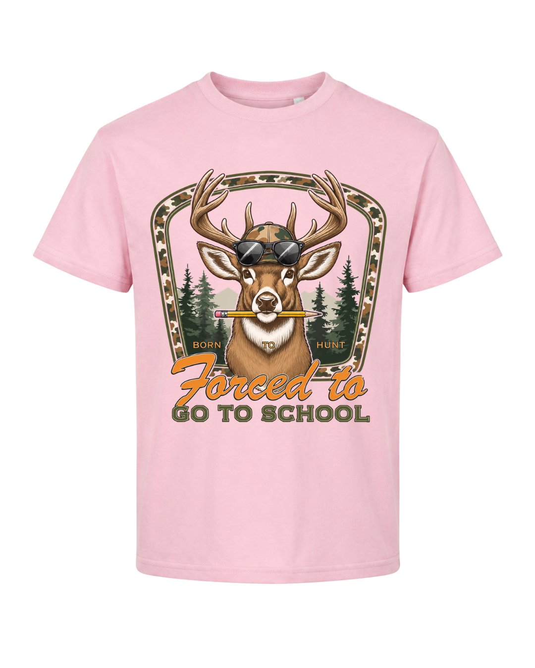 Funny Deer Back To School Youth Tee