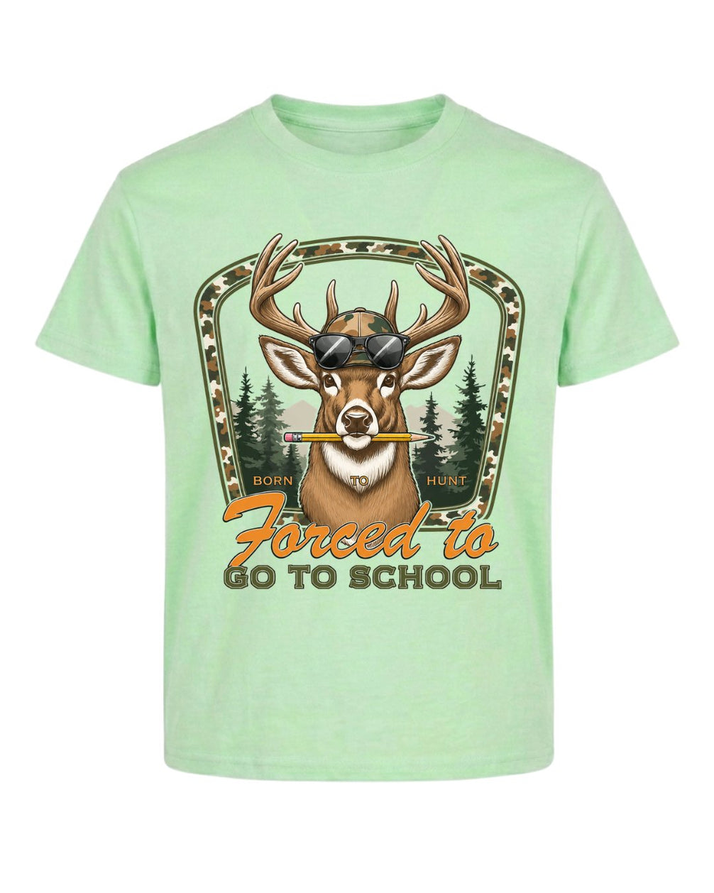 Funny Deer Back To School Youth Tee