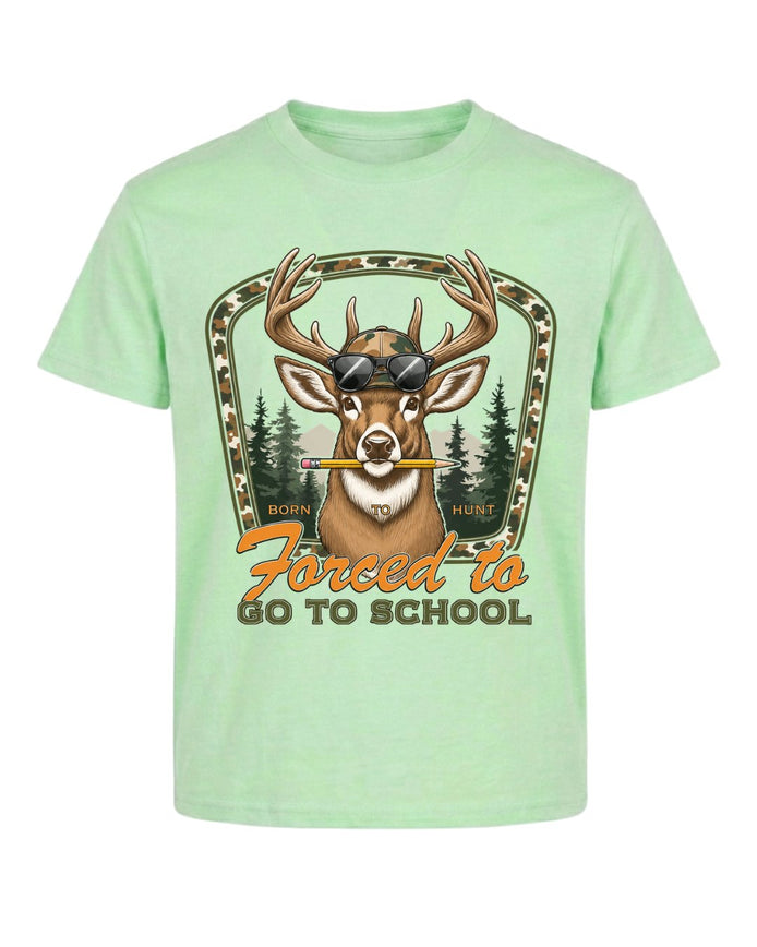 Funny Deer Back To School Youth Tee