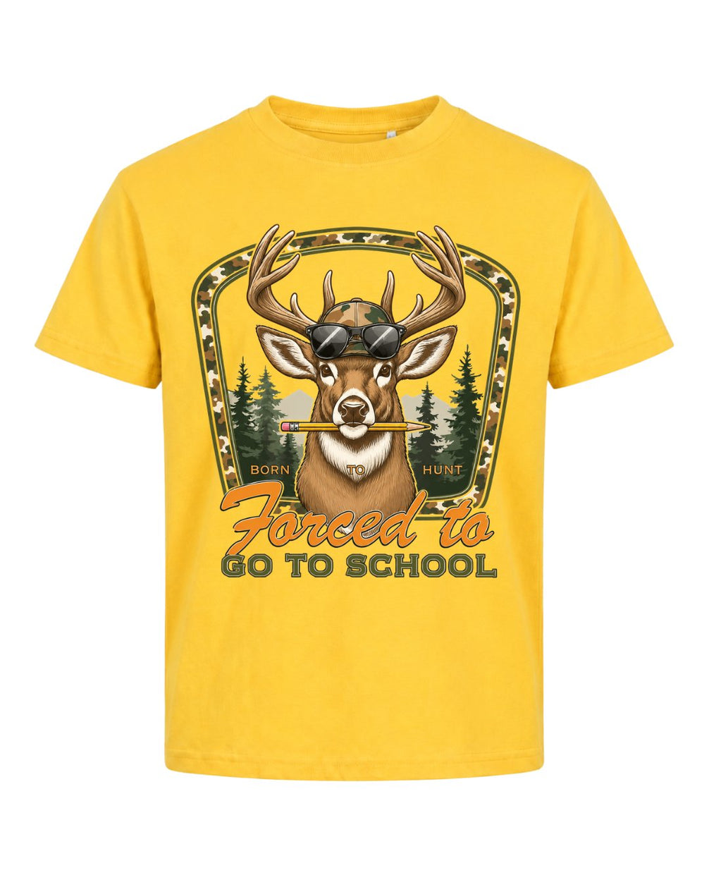 Funny Deer Back To School Youth Tee