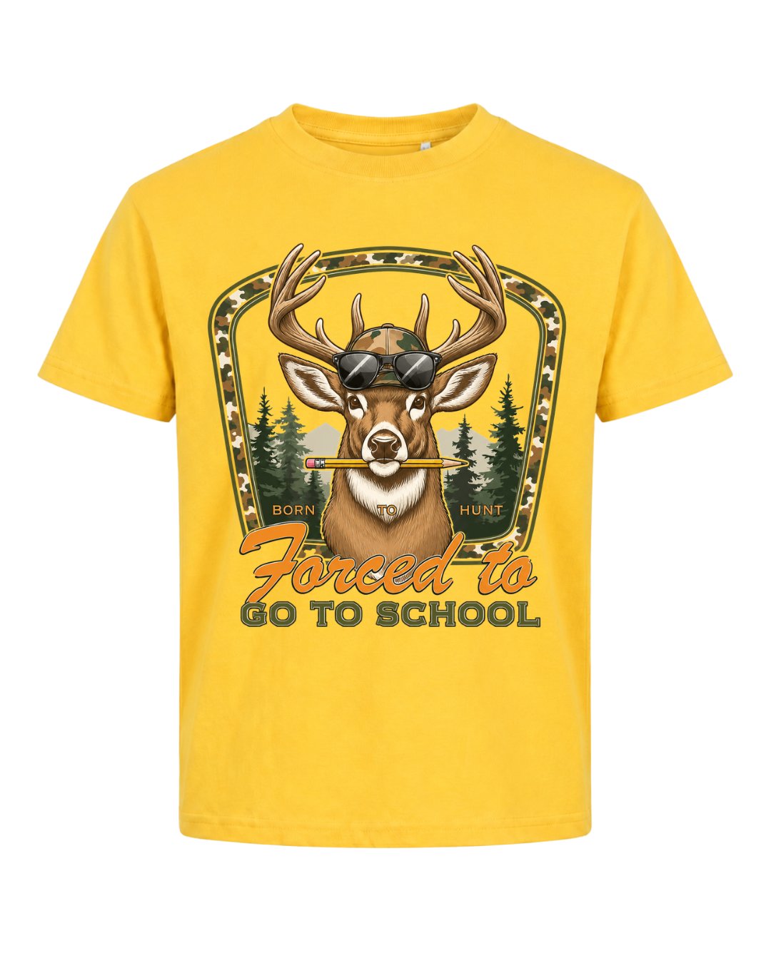 Funny Deer Back To School Youth Tee
