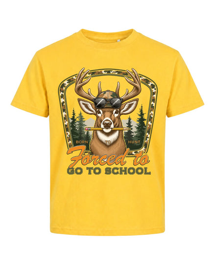 Funny Deer Back To School Youth Tee