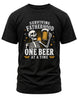 Funny Dad Beer Skeleton T-Shirt