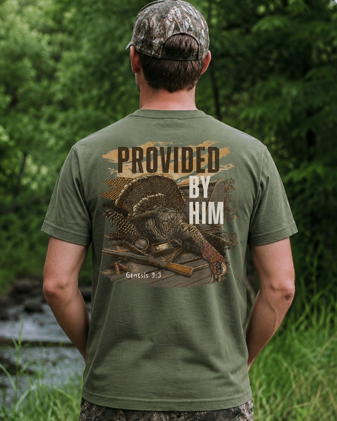 Genesis 93 Christian Turkey Hunting T-shirt