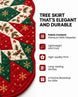 Geometric Star Quilted Christmas Tree Skirt