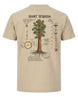 Giant Sequoia Botanical Diagram T-shirt