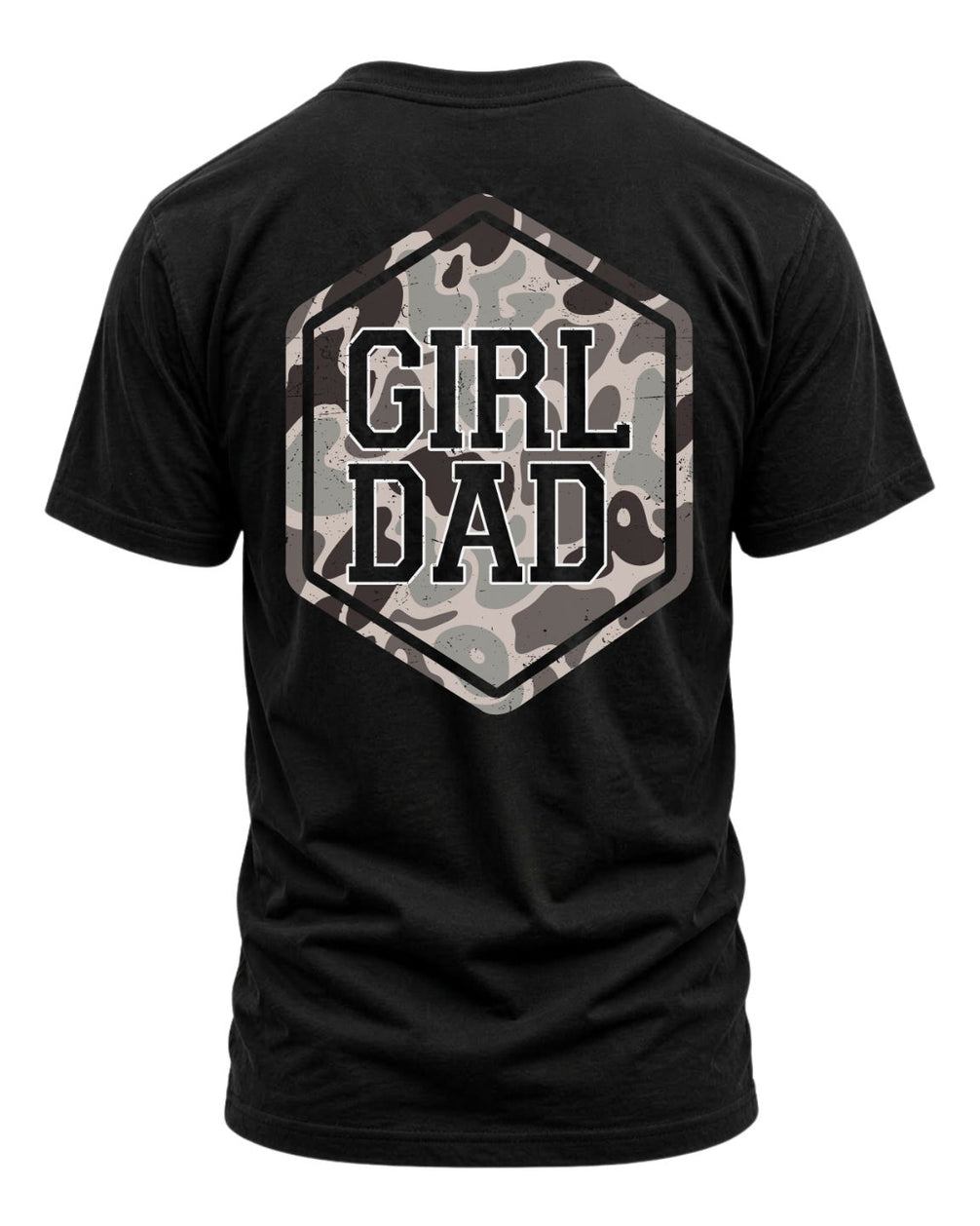 Girl Dad Camouflage T-shirt