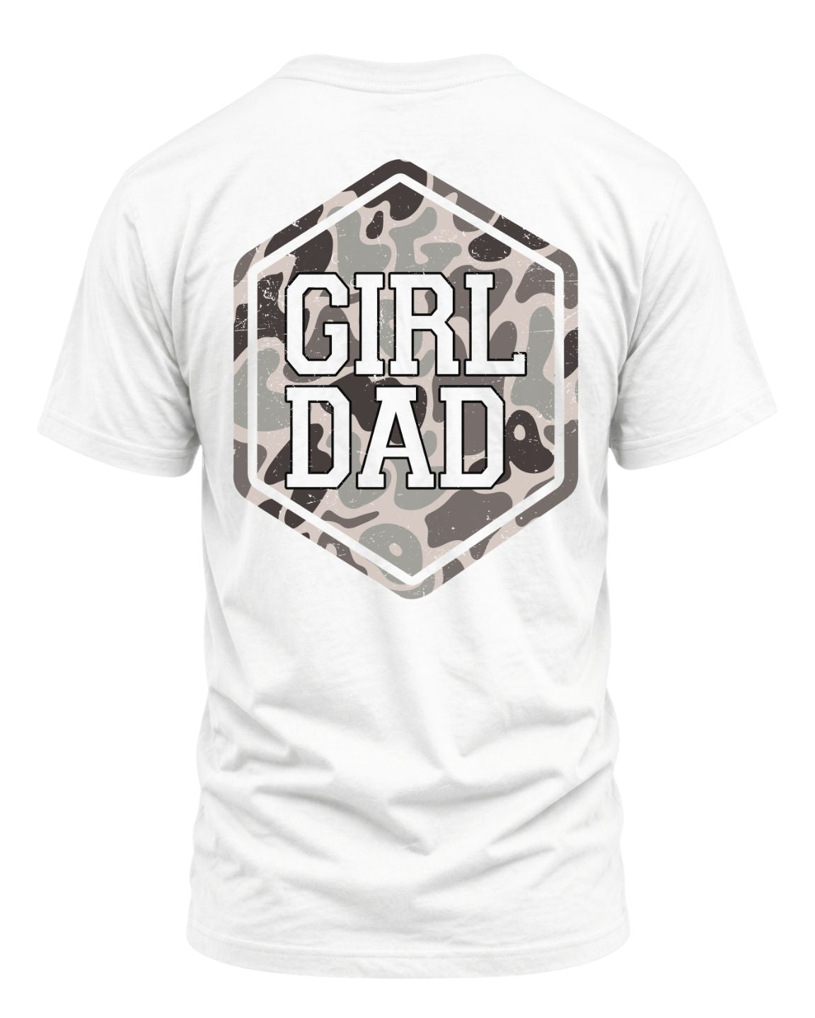 Girl Dad Camouflage T-shirt
