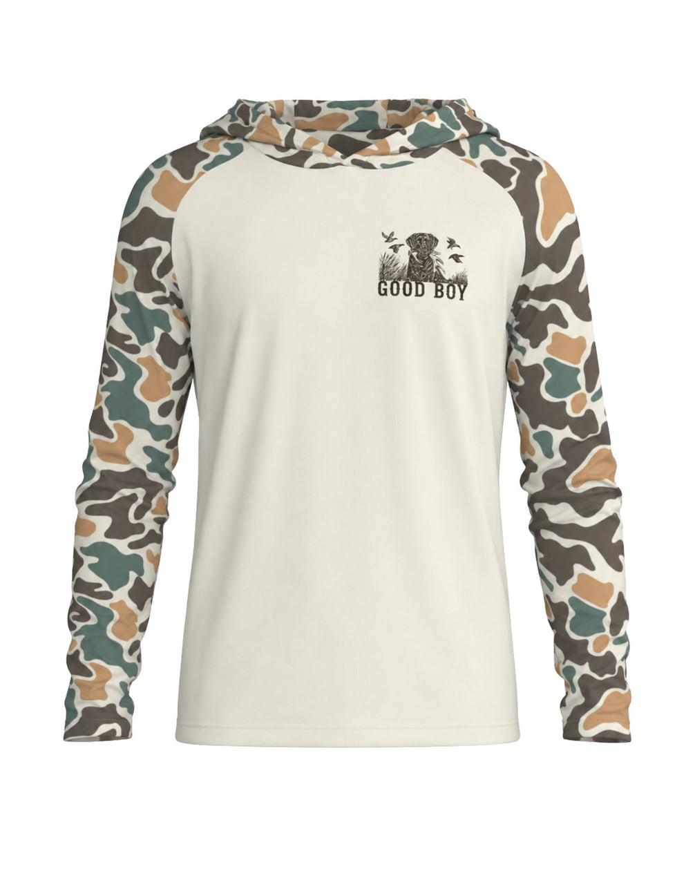 Good Boy Sun Protection Hoodie mockup 2