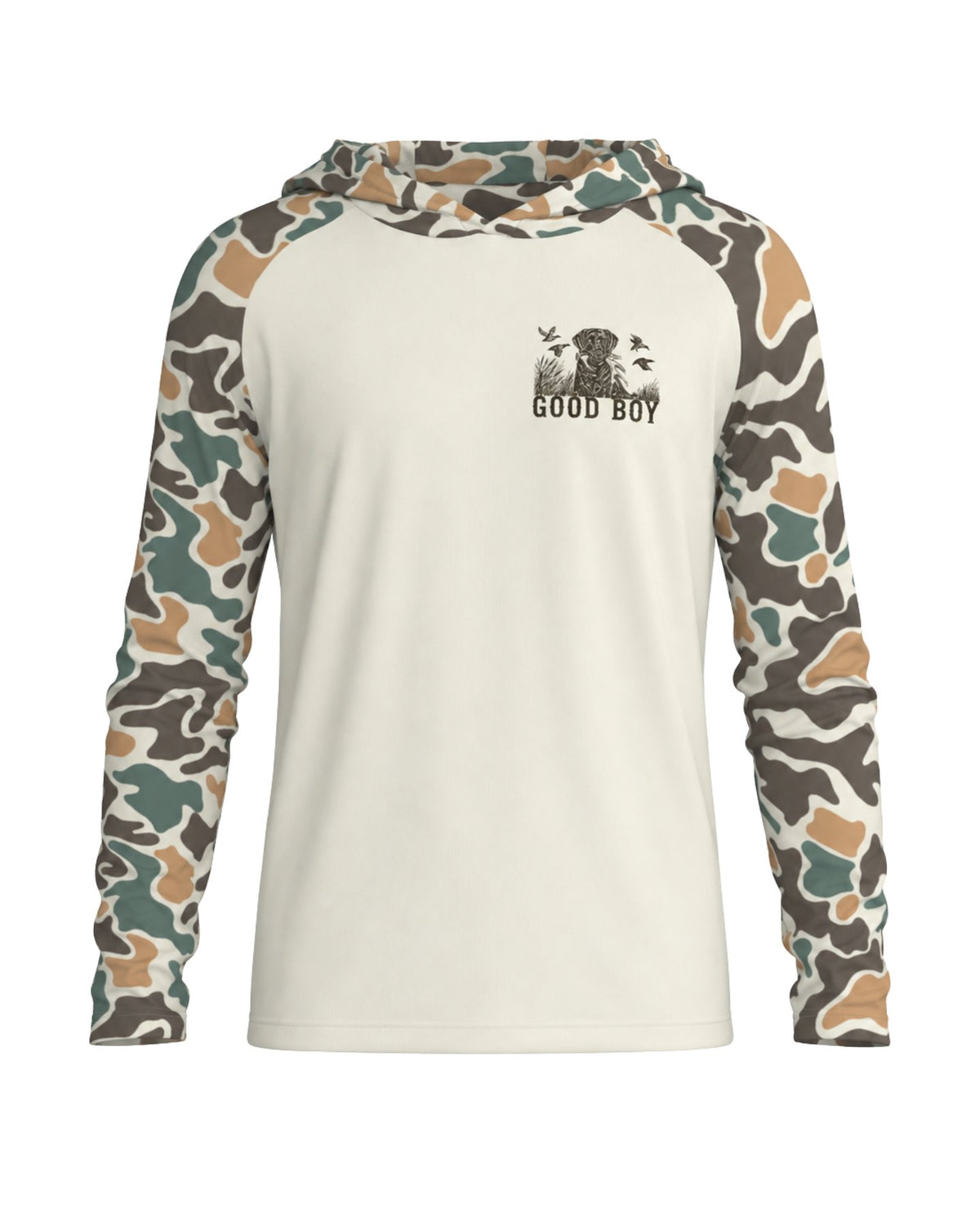 Good Boy Sun Protection Hoodie mockup 2