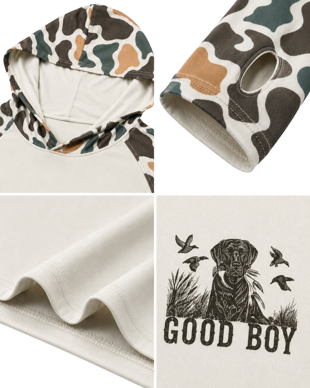 Good Boy Sun Protection Hoodie mockup 4