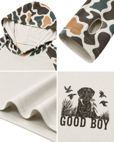 Good Boy Sun Protection Hoodie mockup 4