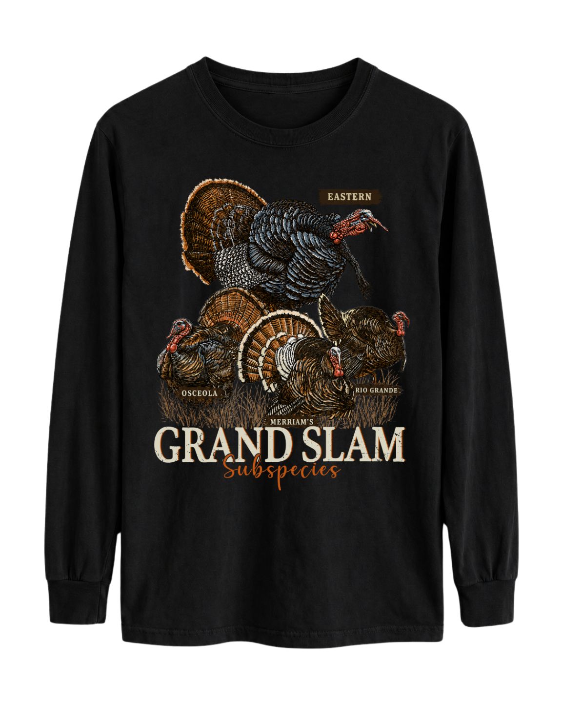 Grand Slam Subspecies Classic Cotton Regular-Fit Front Print Long-sleeve Tee