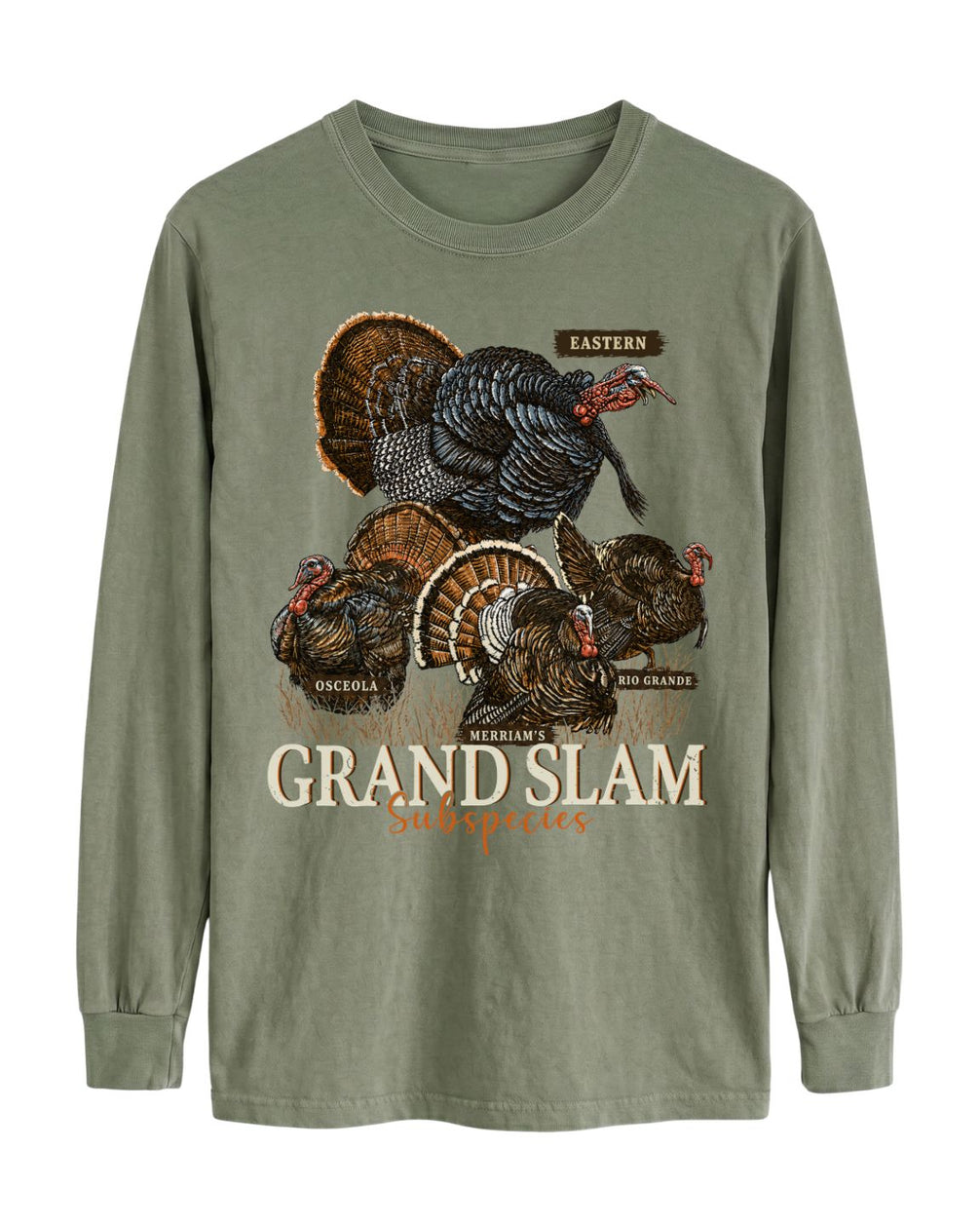 Grand Slam Subspecies Classic Cotton Regular-Fit Front Print Long-sleeve Tee