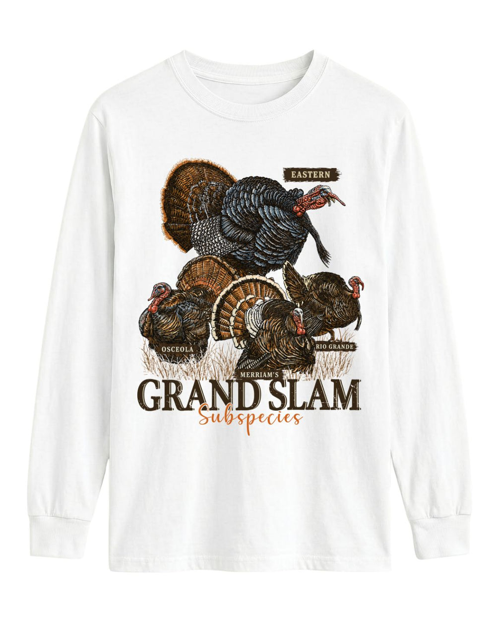 Grand Slam Subspecies Classic Cotton Regular-Fit Front Print Long-sleeve Tee