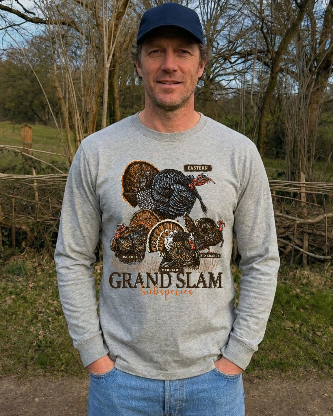 Grand Slam Subspecies Classic Cotton Regular-Fit Front Print Long-sleeve Tee