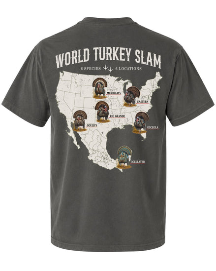 World Turkey Slam Heavyweight Vintage Garment-Dyed Pocket T-shirt
