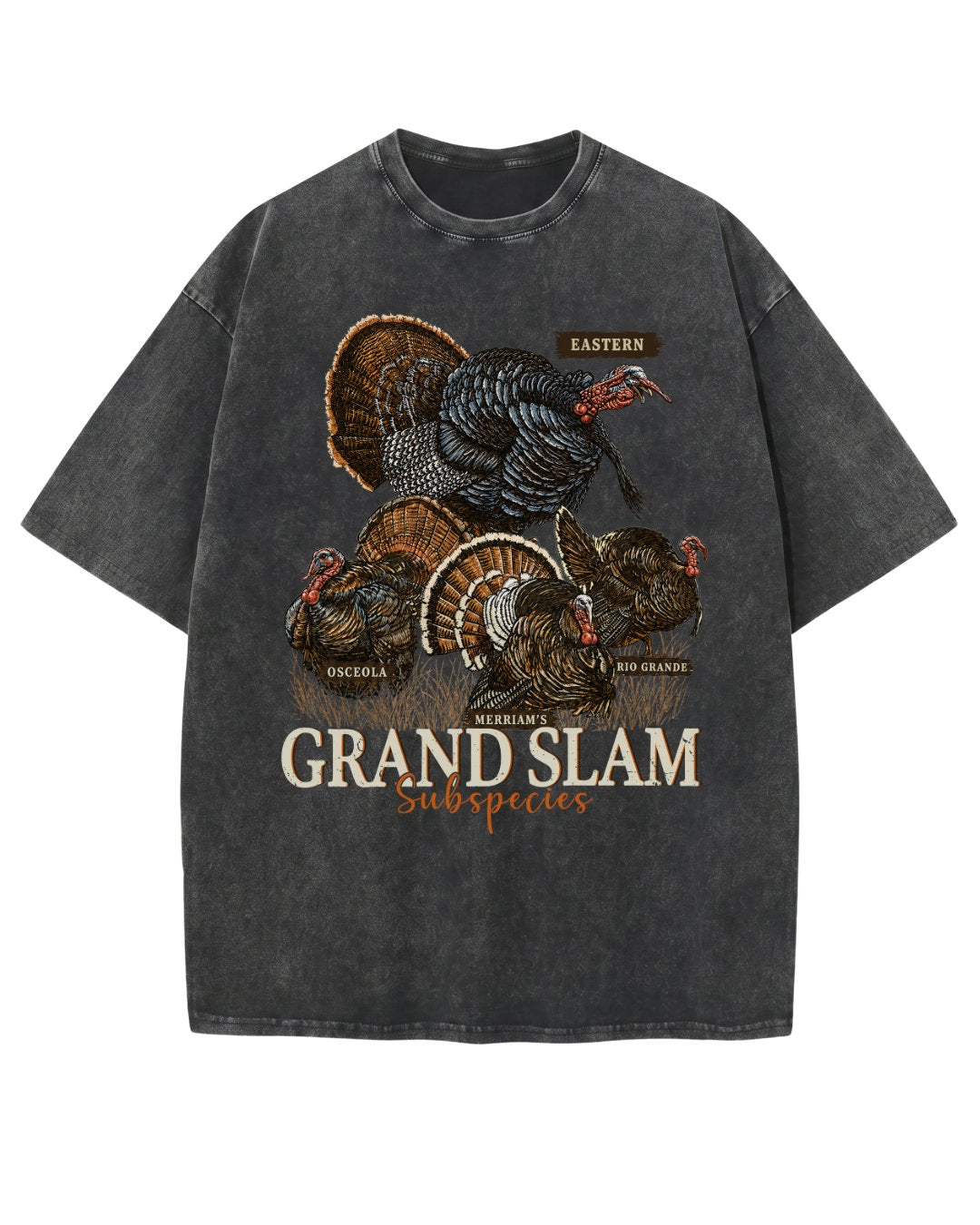 Grand Slam Subspecies Premium Cotton Wash Oversized Tee