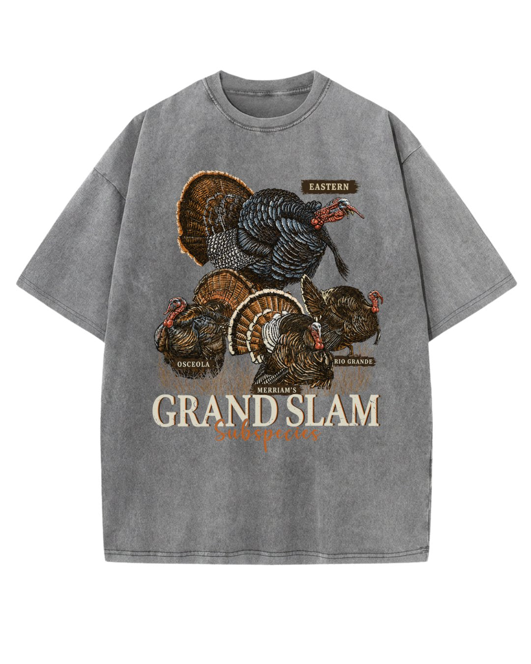 Grand Slam Subspecies Premium Cotton Wash Oversized Tee