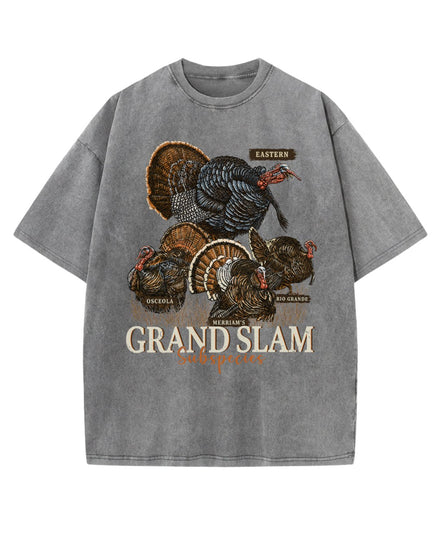 Grand Slam Subspecies Premium Cotton Wash Oversized Tee