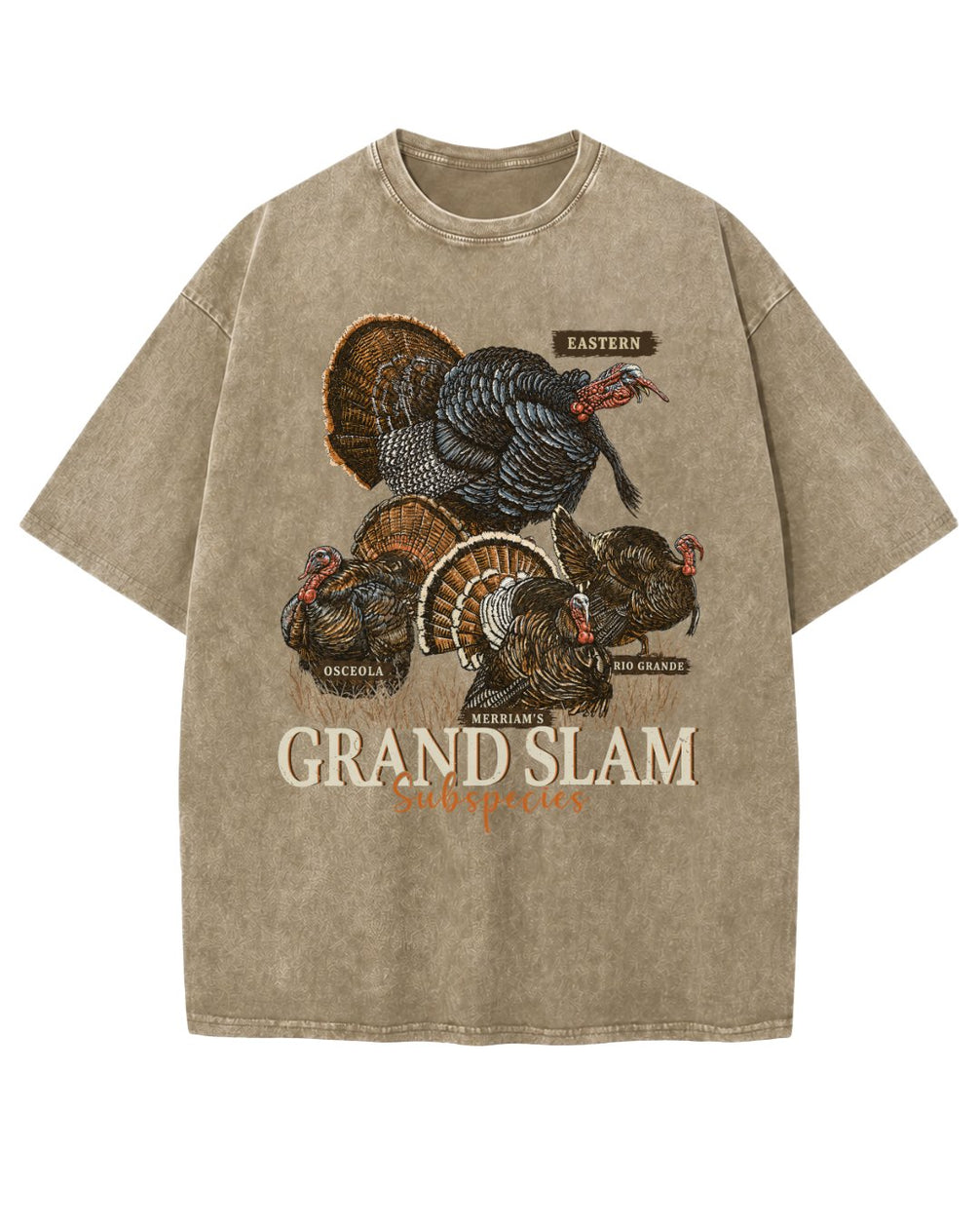 Grand Slam Subspecies Premium Cotton Wash Oversized Tee