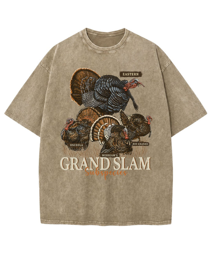Grand Slam Subspecies Premium Cotton Wash Oversized Tee