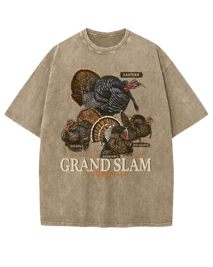 Grand Slam Subspecies Premium Cotton Wash Oversized Tee
